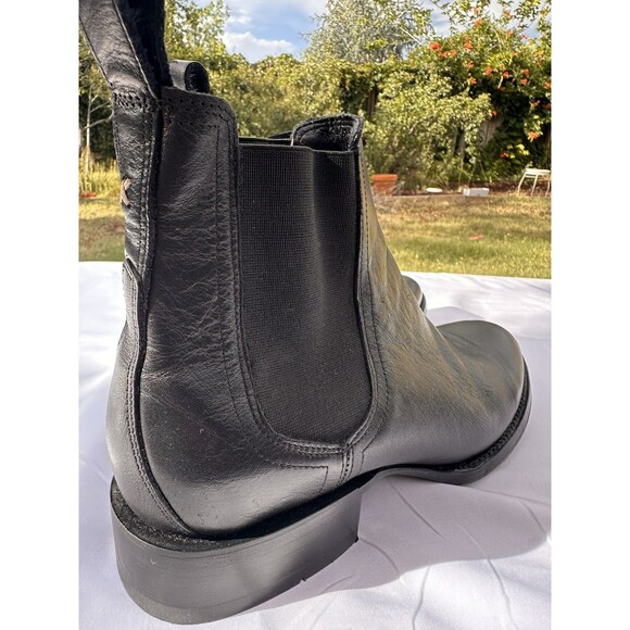8 M Cody James 1978 Line Men\'S Franklin Chelsea Ankle Boot Black Leather